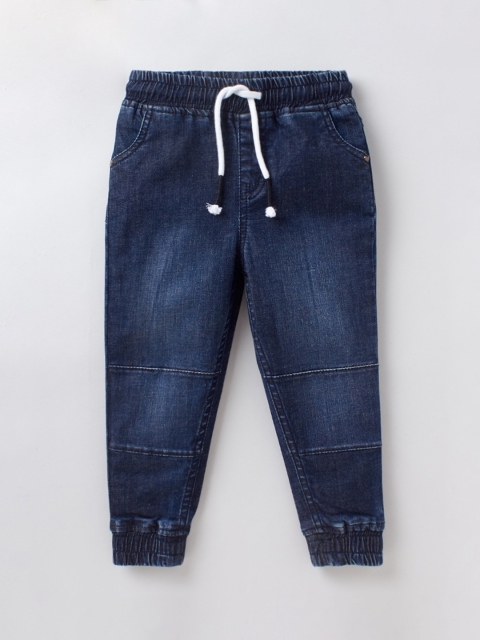 

Ed-a-Mamma Boys Blue Jogger Light Fade Stretchable Jeans