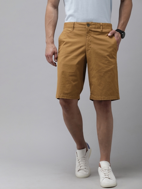 

French Connection Men Khaki Slim Fit Chino Shorts