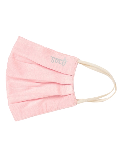 

Soch Pack of 3 Pink 2-Ply Reusable Cloth Masks
