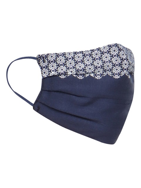 

Soch Women Navy Blue & White Printed 2-Ply Reusable Protective Outdoor Face Masks
