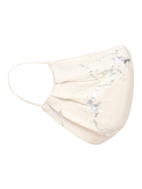 

Soch Women Cream-Coloured Printed 2-Ply Reusable Protective Outdoor Face Masks