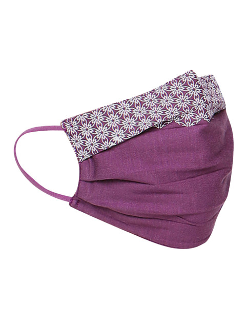 

Soch Adults Pack of 3 Purple & White Printed Cloth Masks