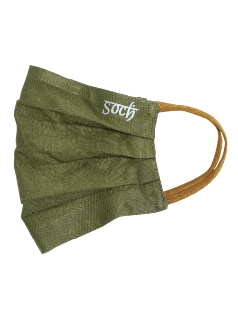 

Soch Pack of 3 Green 2-Ply Reusable Cloth Masks