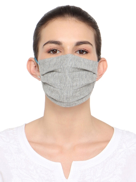 

Soch Adults Grey Melange Solid Knit Resuable Masks