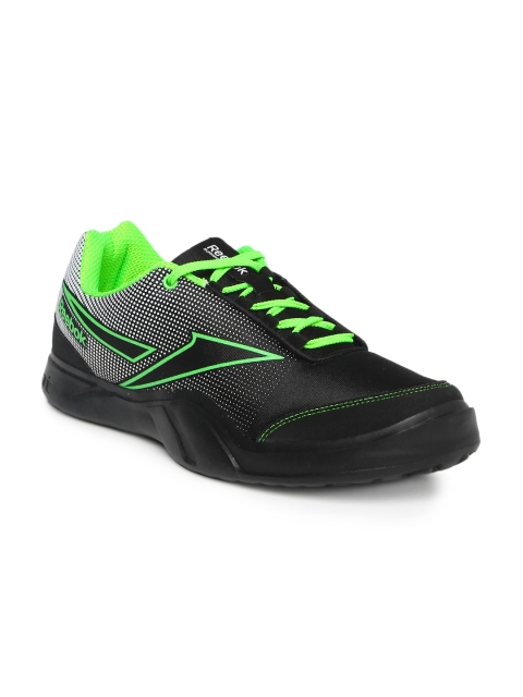 Reebok Men Black Athletic Run 2.0 Running Shoes available at myntra for Rs.1624