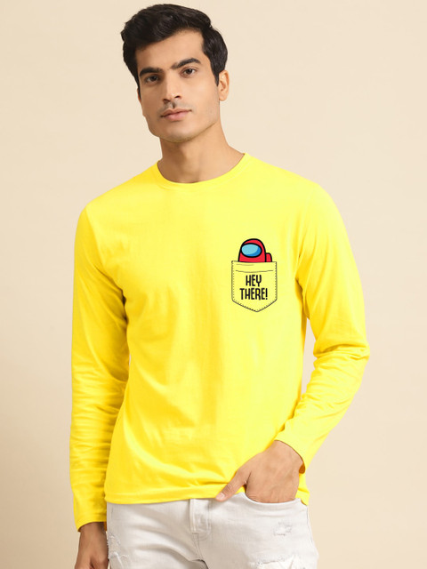

Bewakoof Men Yellow T-shirt