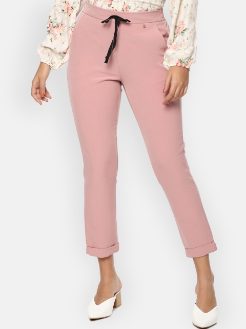 

Van Heusen Woman Women Pink Slim Fit Regular Trousers