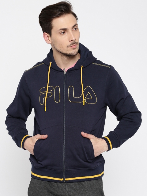 

FILA Navy Hooded Sweatshirt, Navy blue