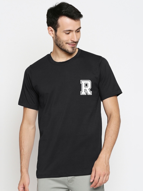 

Blacksmith Men Black Typography Printed Pure Cotton T-shirt
