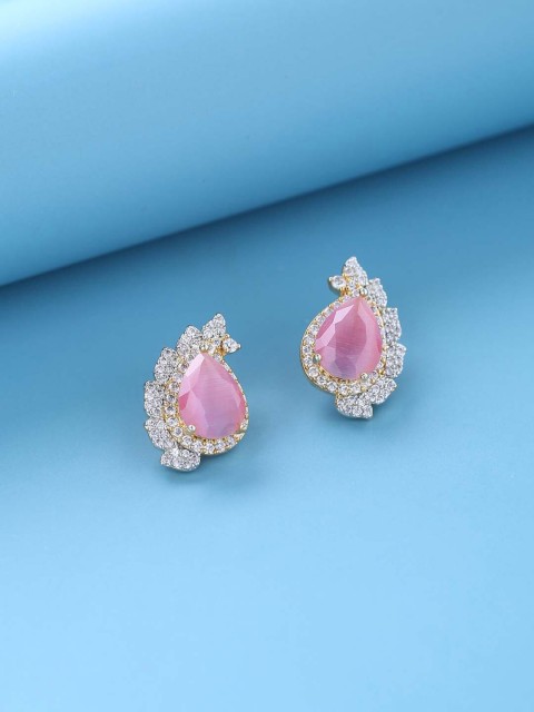 

Tistabene Pink Contemporary Studs Earrings