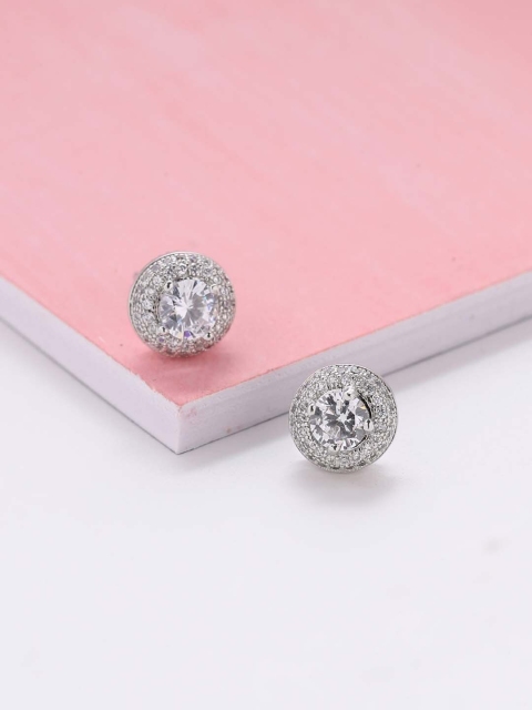 

Tistabene White Contemporary Studs Earrings