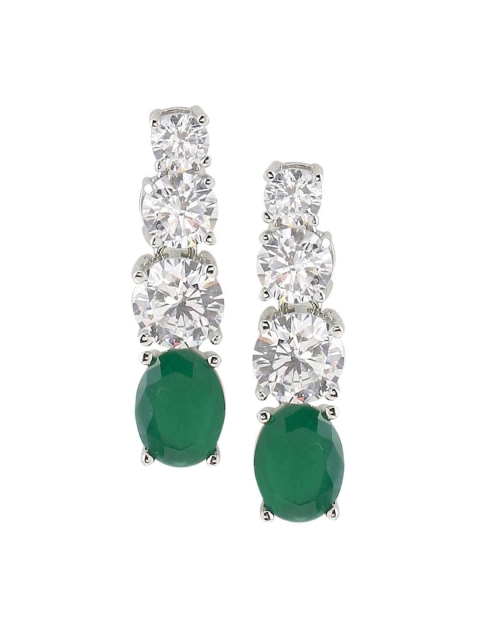 

Tistabene Green Contemporary Drop Earrings