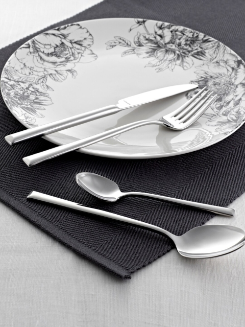 

Amefa Pack Of 12 Silver Metropole Stainless Steel Dinner Spoon Set 20.7cm