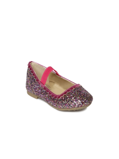 

The Childrens Place Girls Multicoloured Kaya Ballet Shimmery Ballerinas, Multi