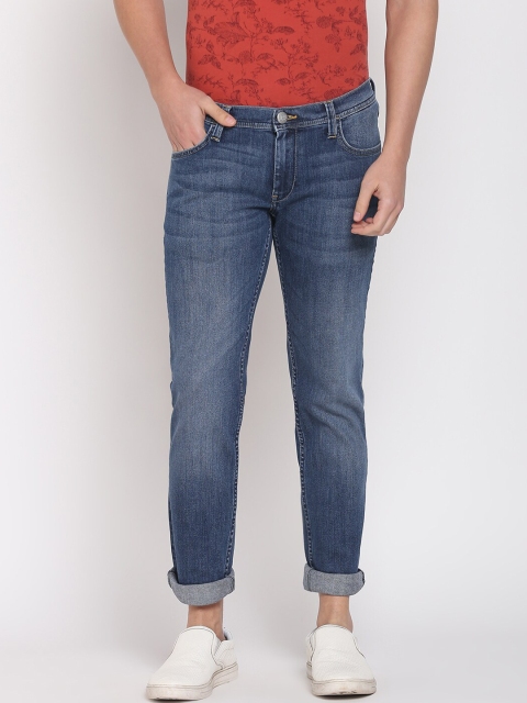 

Lee Men Blue Skinny Fit Light Fade Mid-Rise Jeans