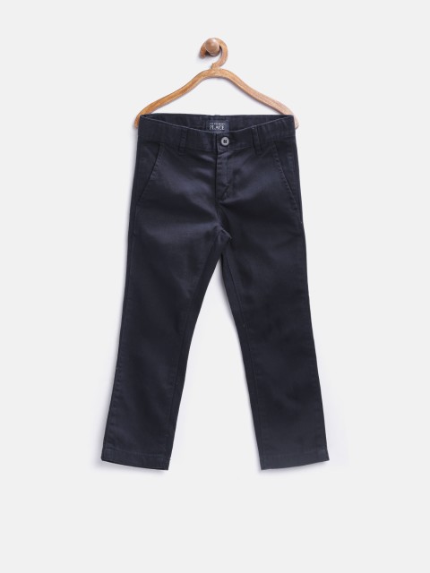 

The Childrens Place Boys Navy Chino Trousers, Navy blue