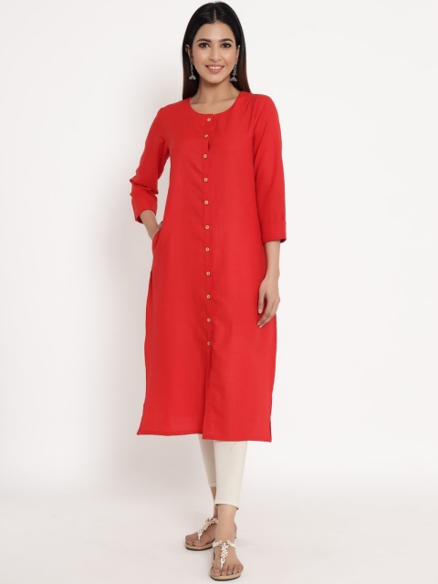 

ZOLA Women Red Kurta