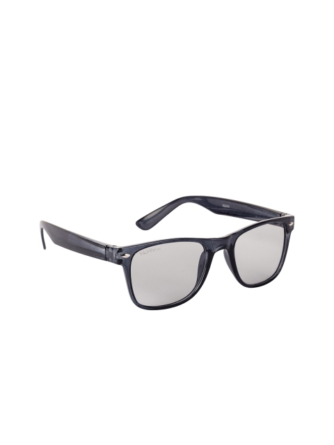 

NuVew Unisex Grey Lens & Gunmetal-Toned UV Protected Wayfarer Sunglasses