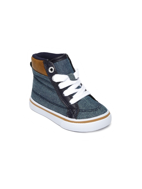 

The Childrens Place Boys Blue Denim High-Tops Sneakers