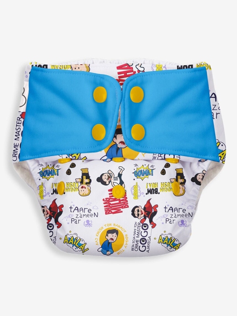 

SuperBottoms Unisex Kids Assorted Washable & Reusable Diaper