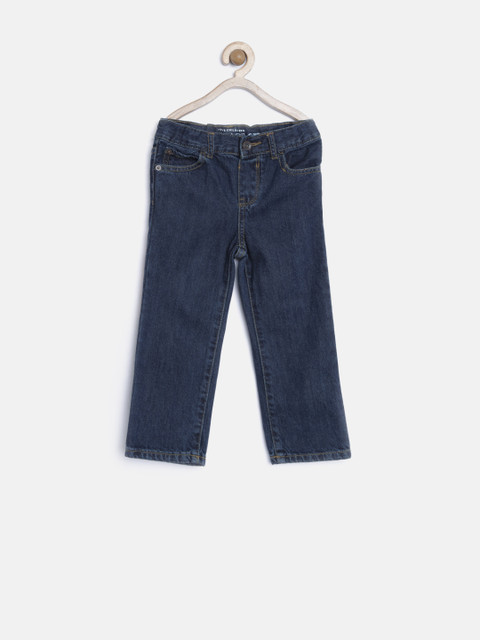 

The Childrens Place Boys Navy Straight Fit Jeans, Navy blue