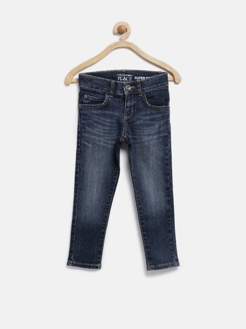 

The Childrens Place Boys Blue Super Skinny Stretchable Jeans