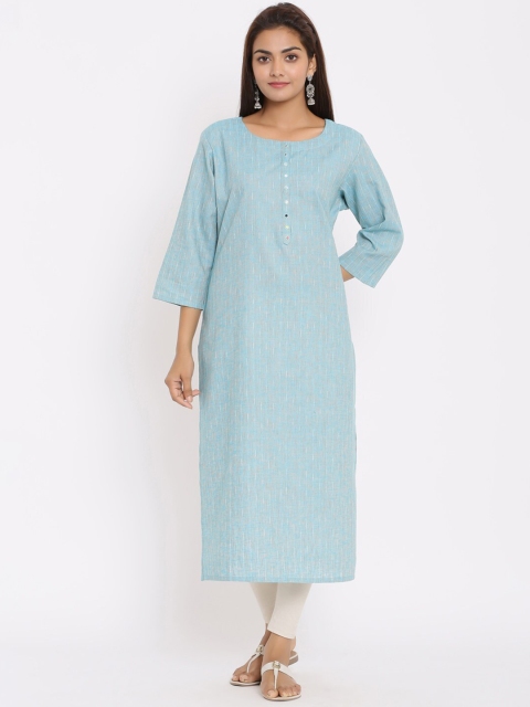 

ZOLA Women Blue & White Kurta