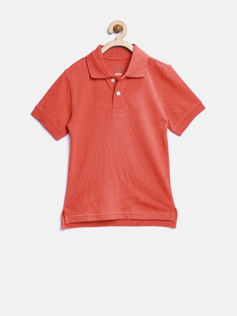 

The Childrens Place Boys Orange Polo T-shirt