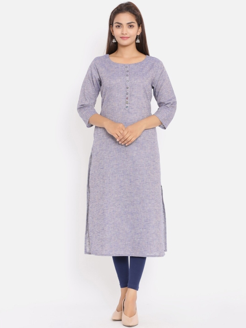 

ZOLA Women Grey & White Kurta