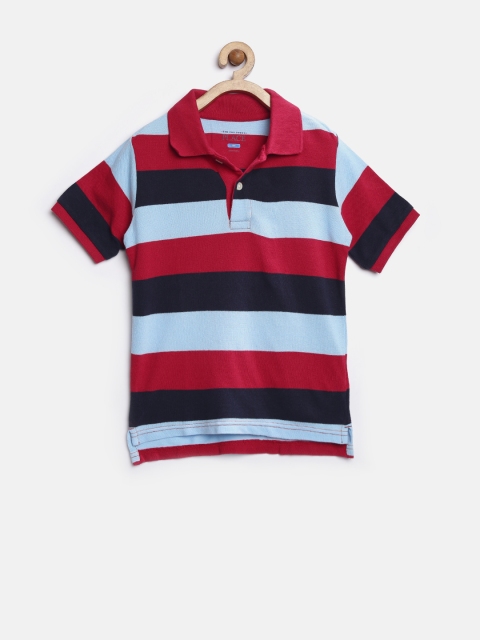 

The Childrens Place Boys Multicoloured Striped Polo T-shirt, Multi