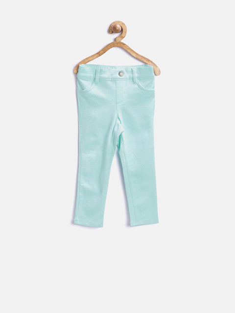 

The Childrens Place Girls Mint Green Jeggings