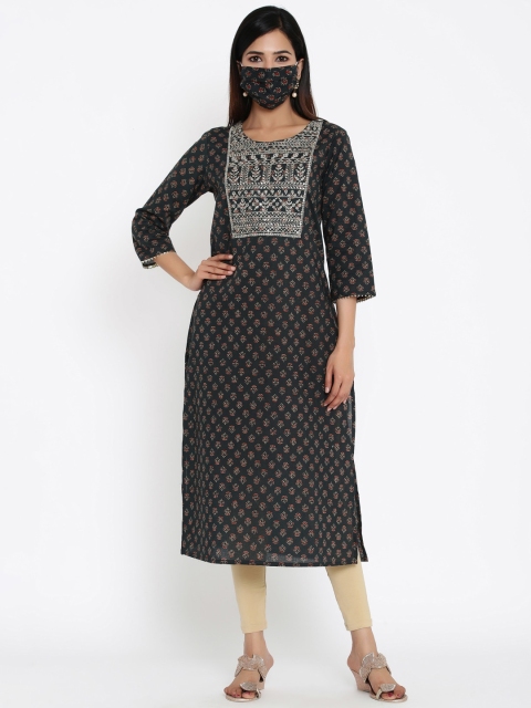 

ZOLA Women Green Printed Kurta