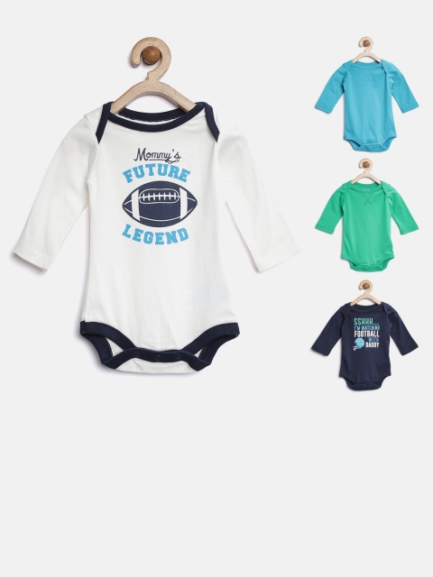 

The Childrens Place Boys Pack of 4 Bodysuits, Multi