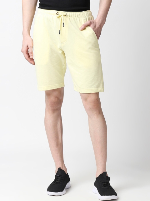

Bewakoof Men Yellow Regular Shorts
