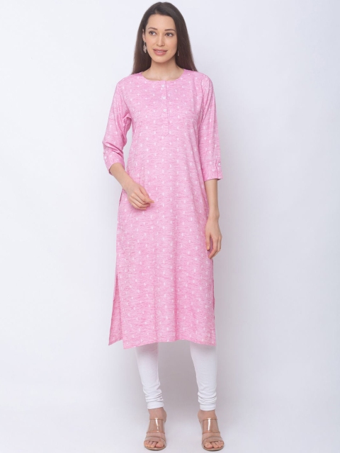 

ZOLA Women Pink Printed Kurta