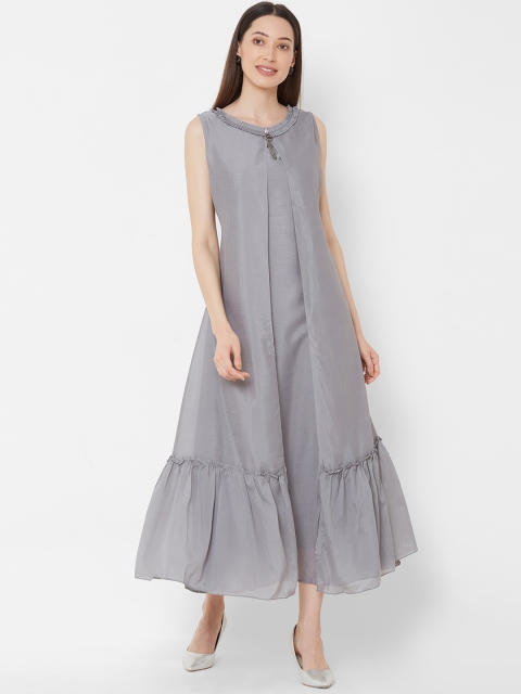 

ZOLA Women Grey Anarkali Kurta