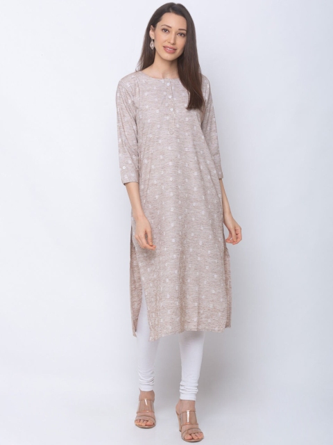 

ZOLA Women Beige Kurta