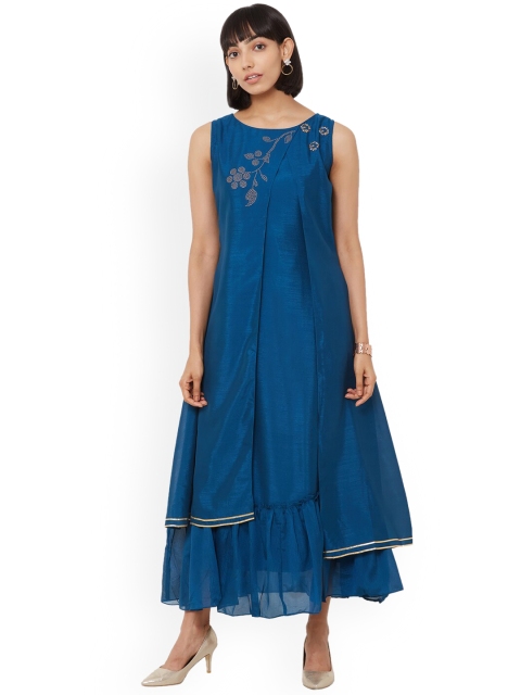 

ZOLA Women Blue Anarkali Kurta