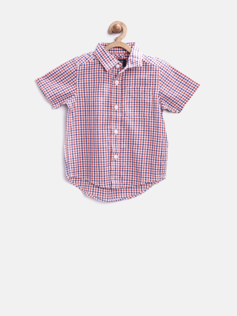 

The Childrens Place Boys Red Checked Shirt