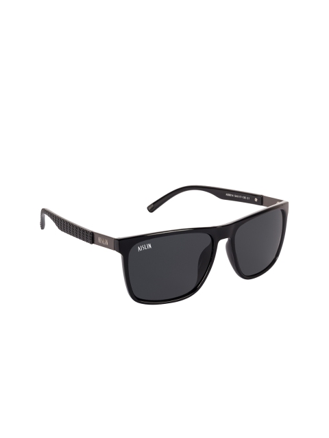

AISLIN Unisex Black UV Protected Wayfarer Sunglasses