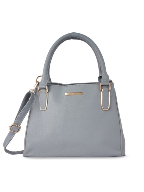 

Lapis O Lupo Grey Structured Handheld Bag