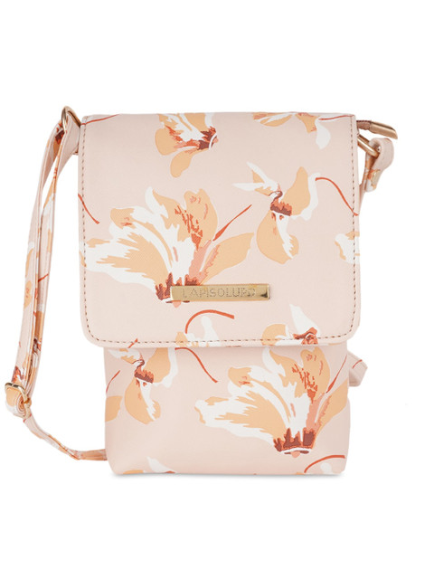

Lapis O Lupo Beige Printed Shopper Sling Bag