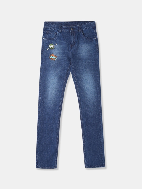 

Flying Machine Boys Blue Slim Fit Heavy Fade Jeans