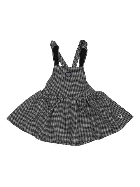 

Allen Solly Junior Girls Charcoal & White Pinafore Dress