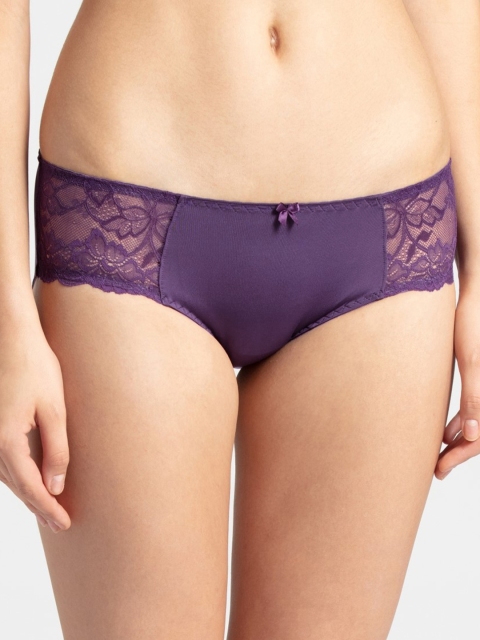 

Jockey Women Purple Solid Hipster Briefs 1814-0105