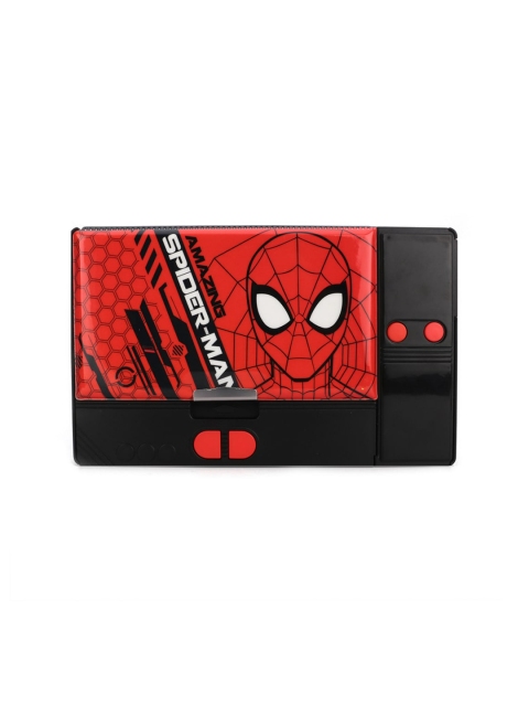 

Marvel Boys Red & Black Printed Magnetic Pencil Box