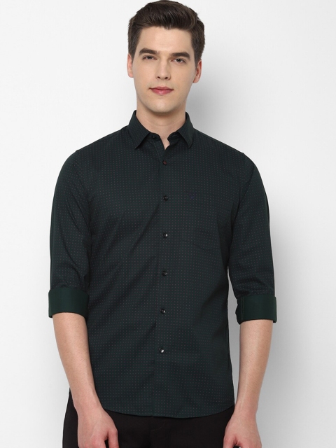 

Allen Solly Men Black Slim Fit Printed Casual Shirt