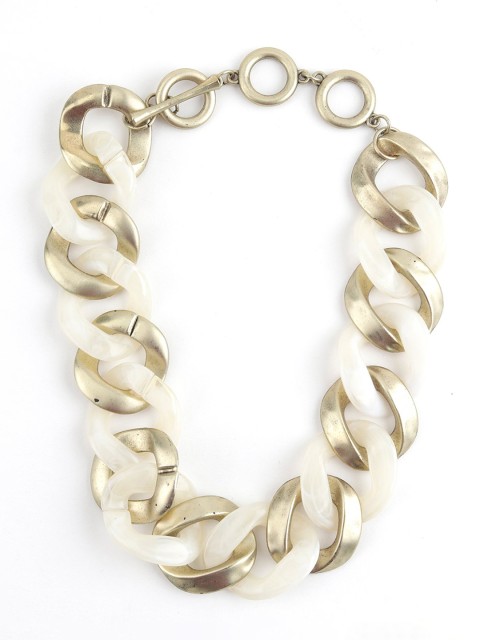 

ODETTE Women Silver-Toned & Gold-Toned Metal Gold-Plated Necklace
