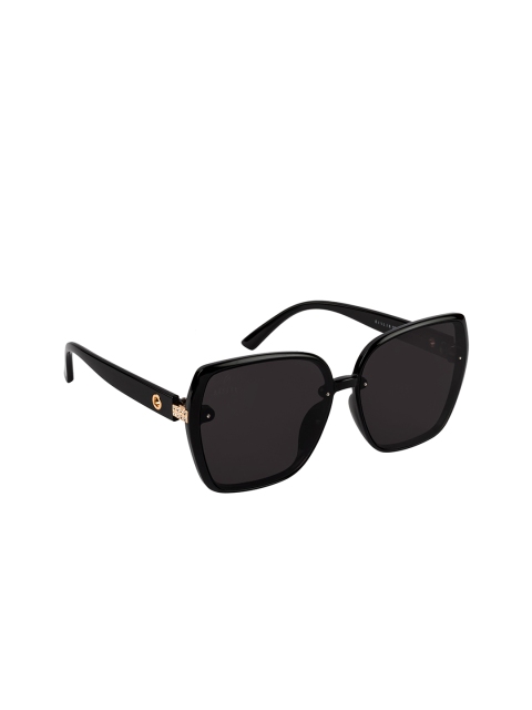 

AISLIN Women Black Over Sized Sunglasses