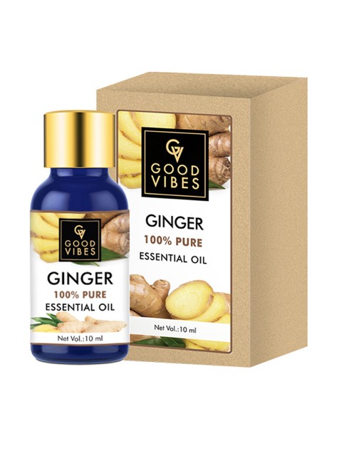 

Good Vibes Transparent Pure Ginger Essential Body Oil